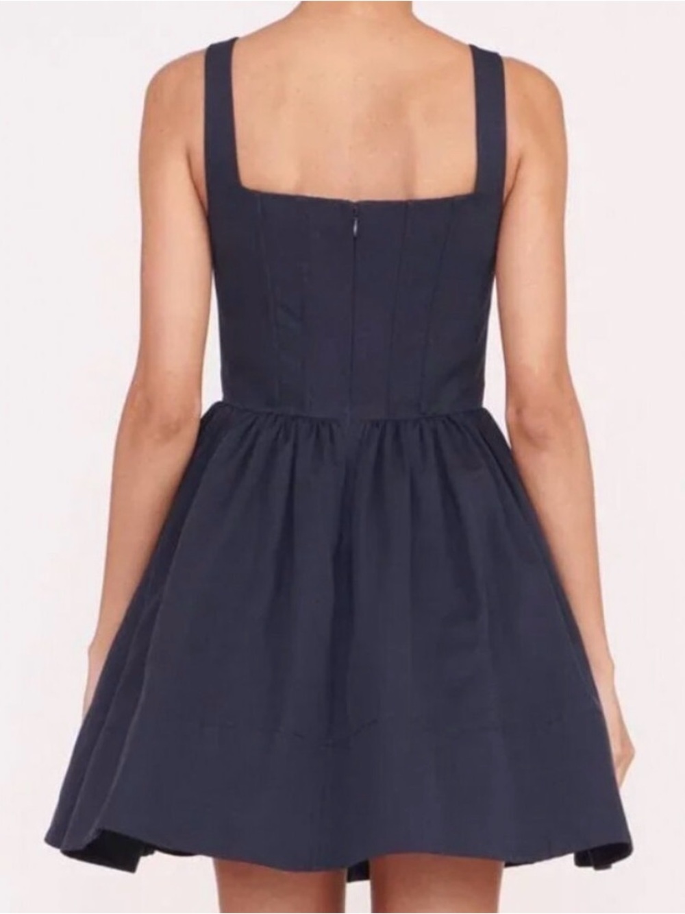 NWT Staud Landscape Dress in Navy size 4 - Picture 6 of 12